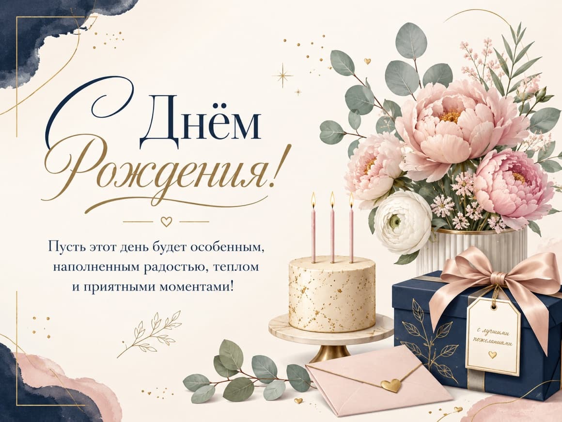 Открытка «Пусть мечты сбываются!»